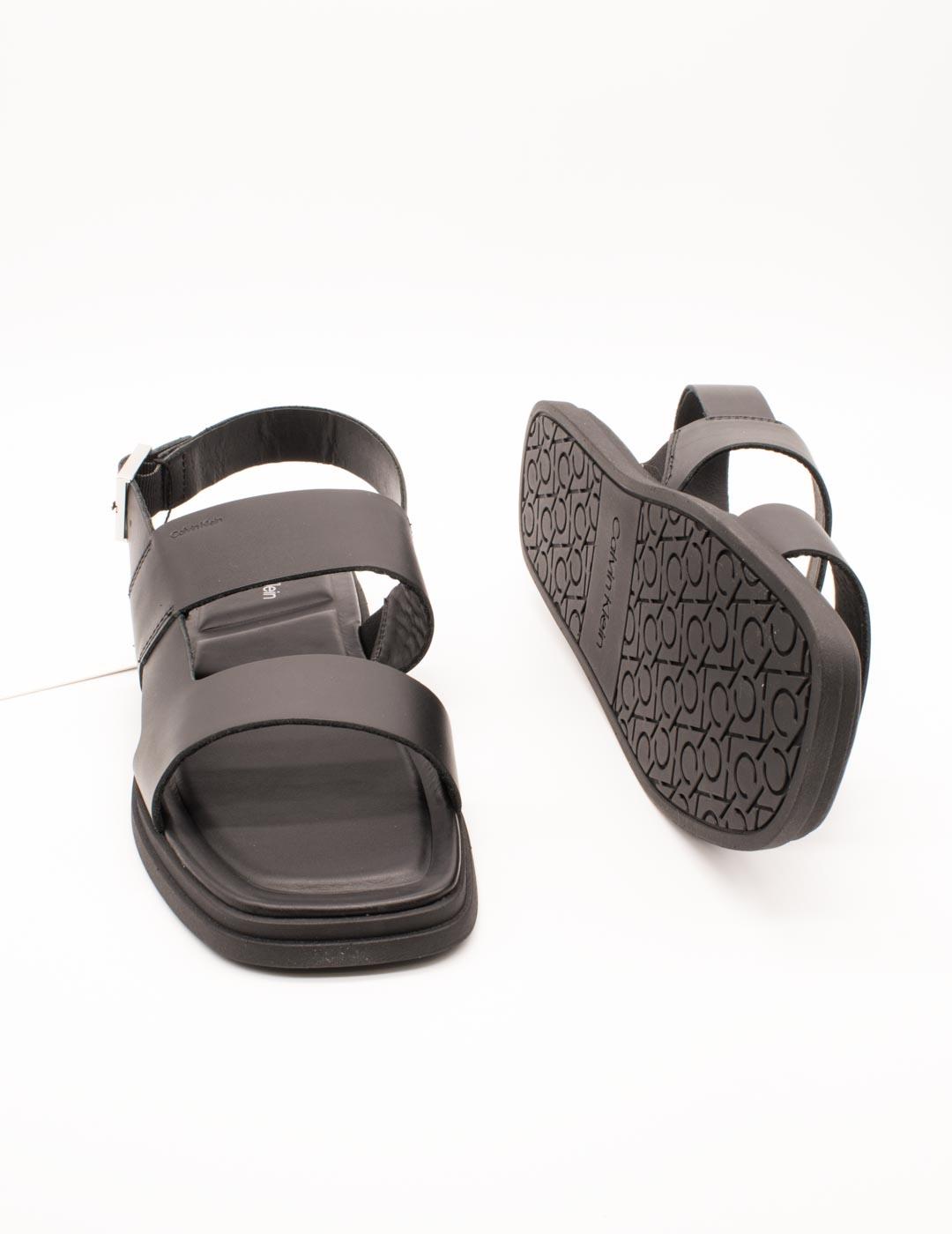 Sandalia Calvin Klein HM01736-BEH Black de Hombre