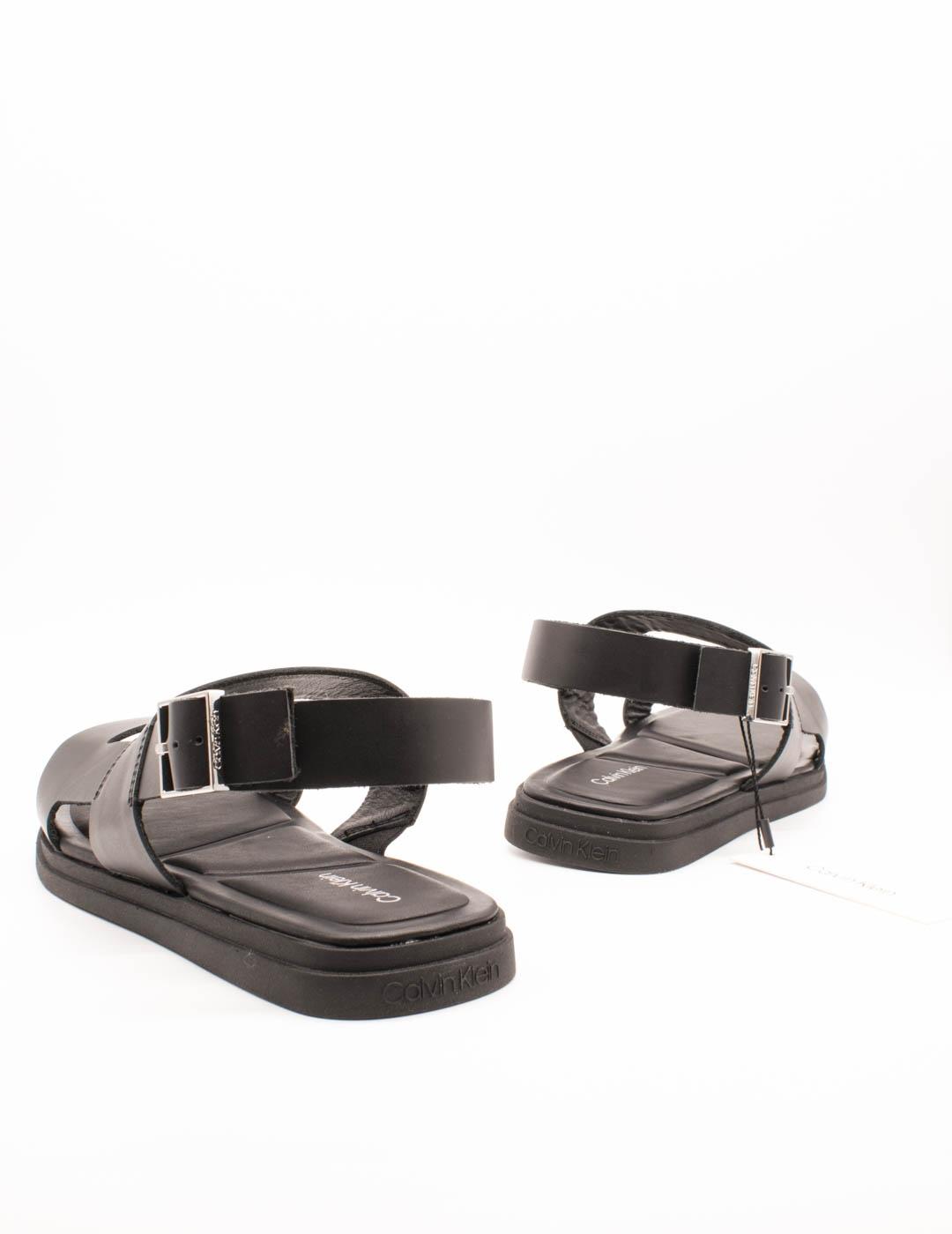 Sandalia Calvin Klein HM01736-BEH Black de Hombre