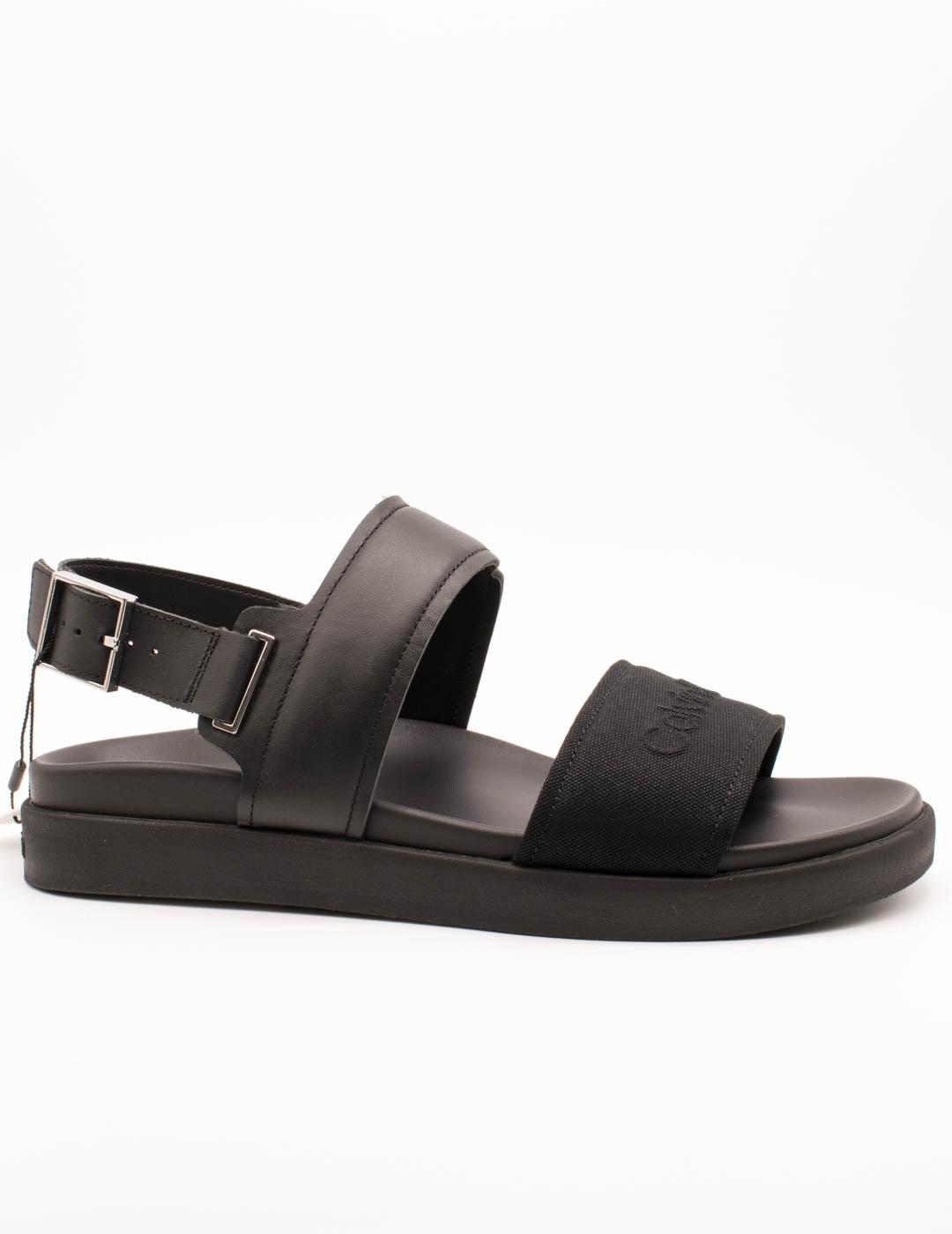 Sandalia Calvin Klein HM01742-BEH Black de Hombre