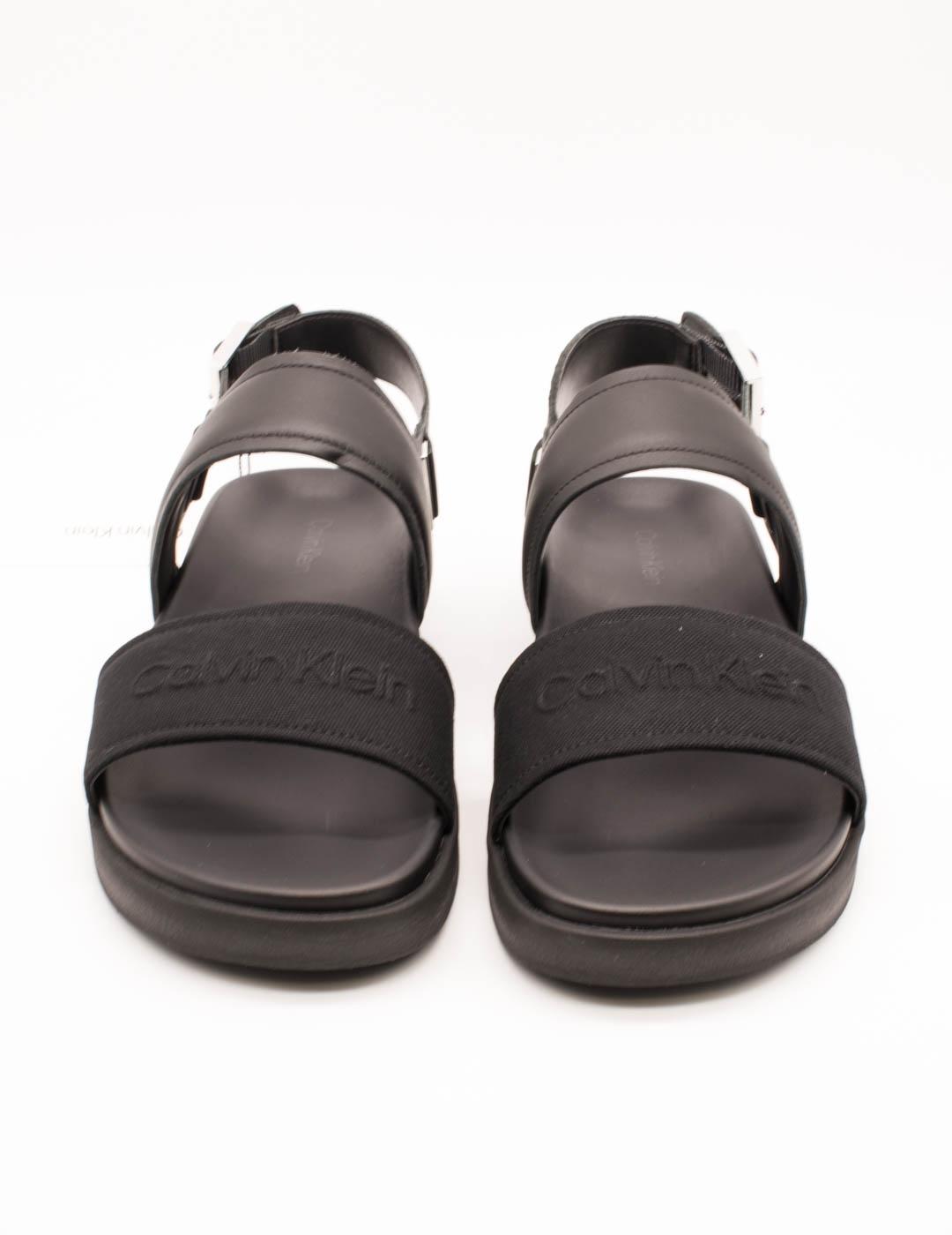 Sandalia Calvin Klein HM01742-BEH Black de Hombre