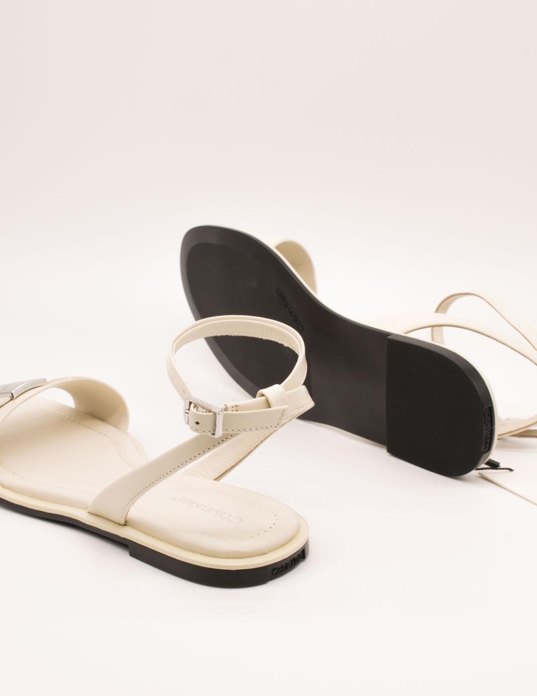 Sandalia Calvin Klein HW02367-AEO Turtle Dove de Mujer