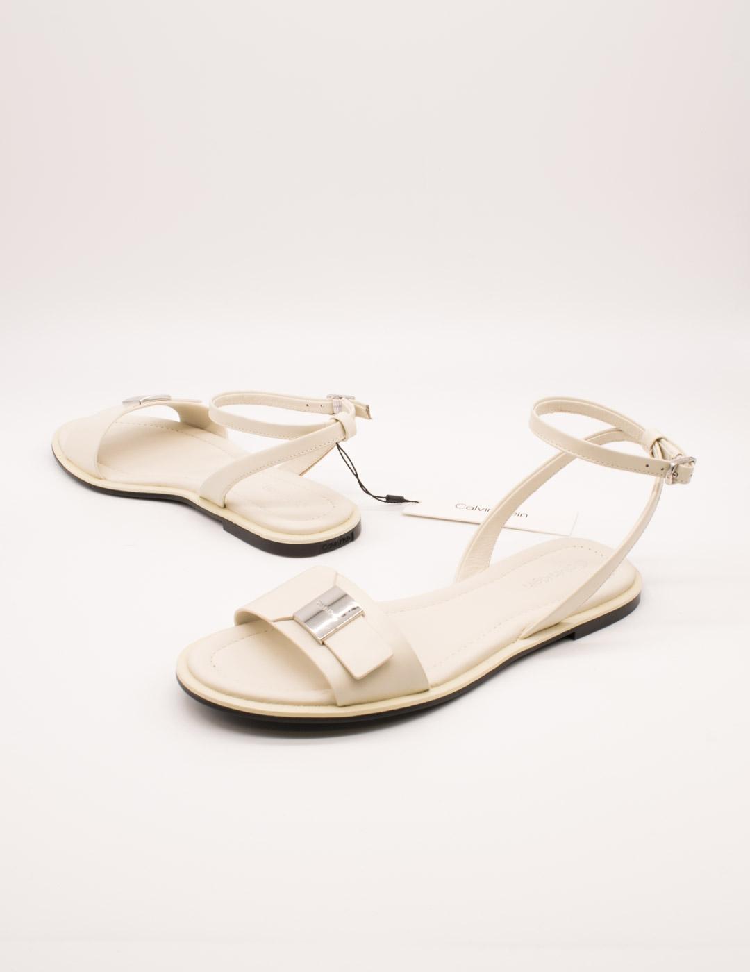 Sandalia Calvin Klein HW02367-AEO Turtle Dove de Mujer