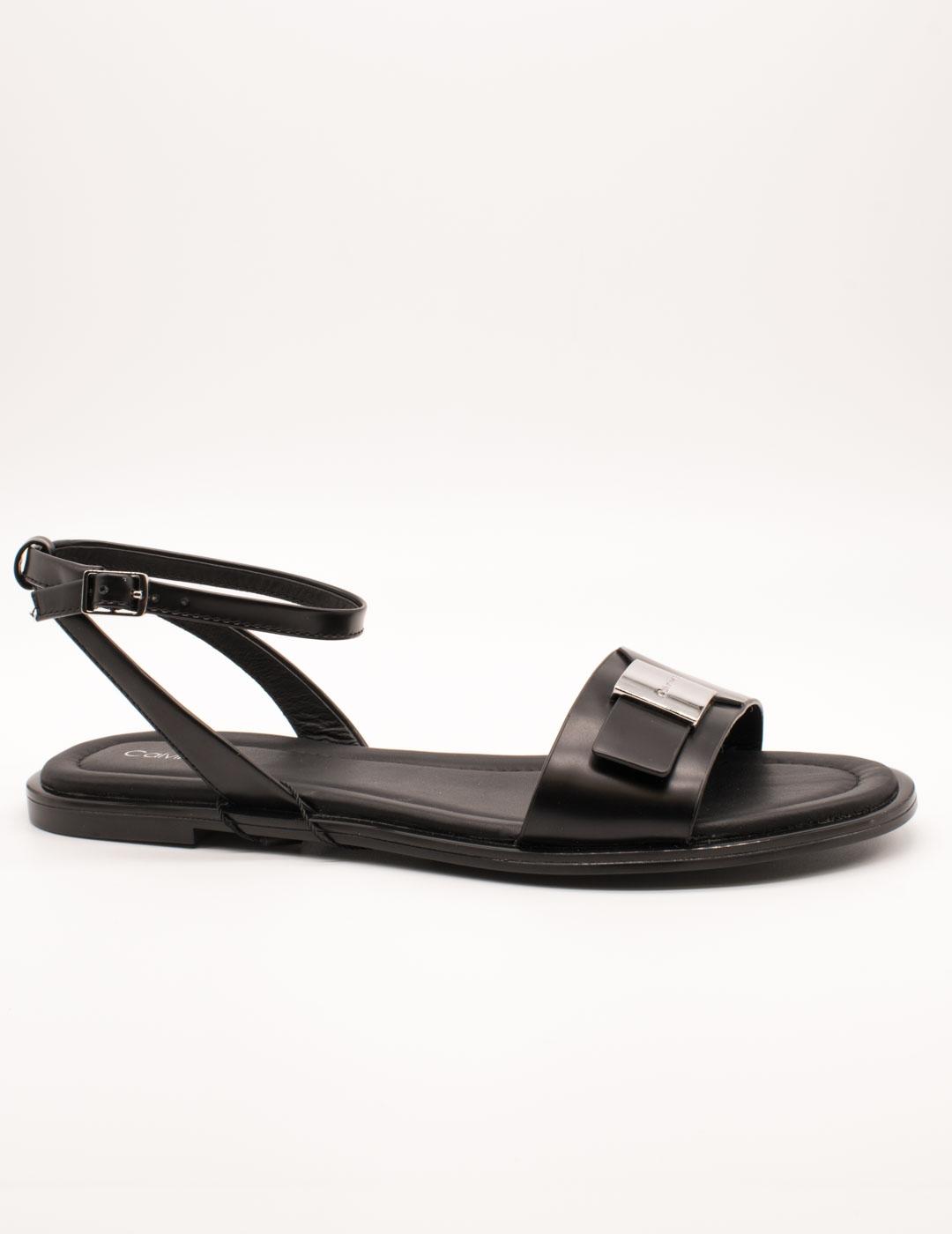 Sandalia Calvin Klein HW02367-BEH Black de Mujer