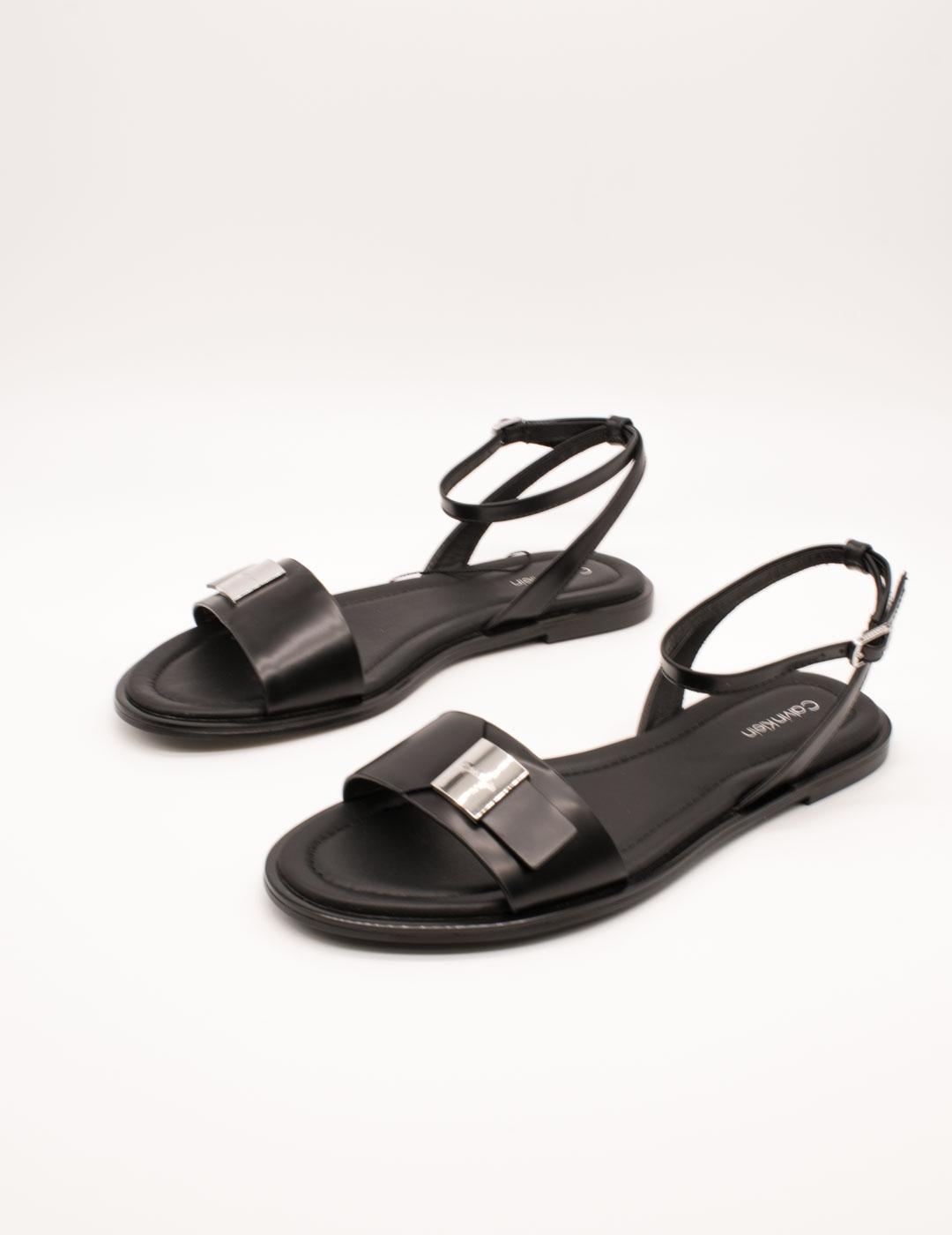 Sandalia Calvin Klein HW02367-BEH Black de Mujer