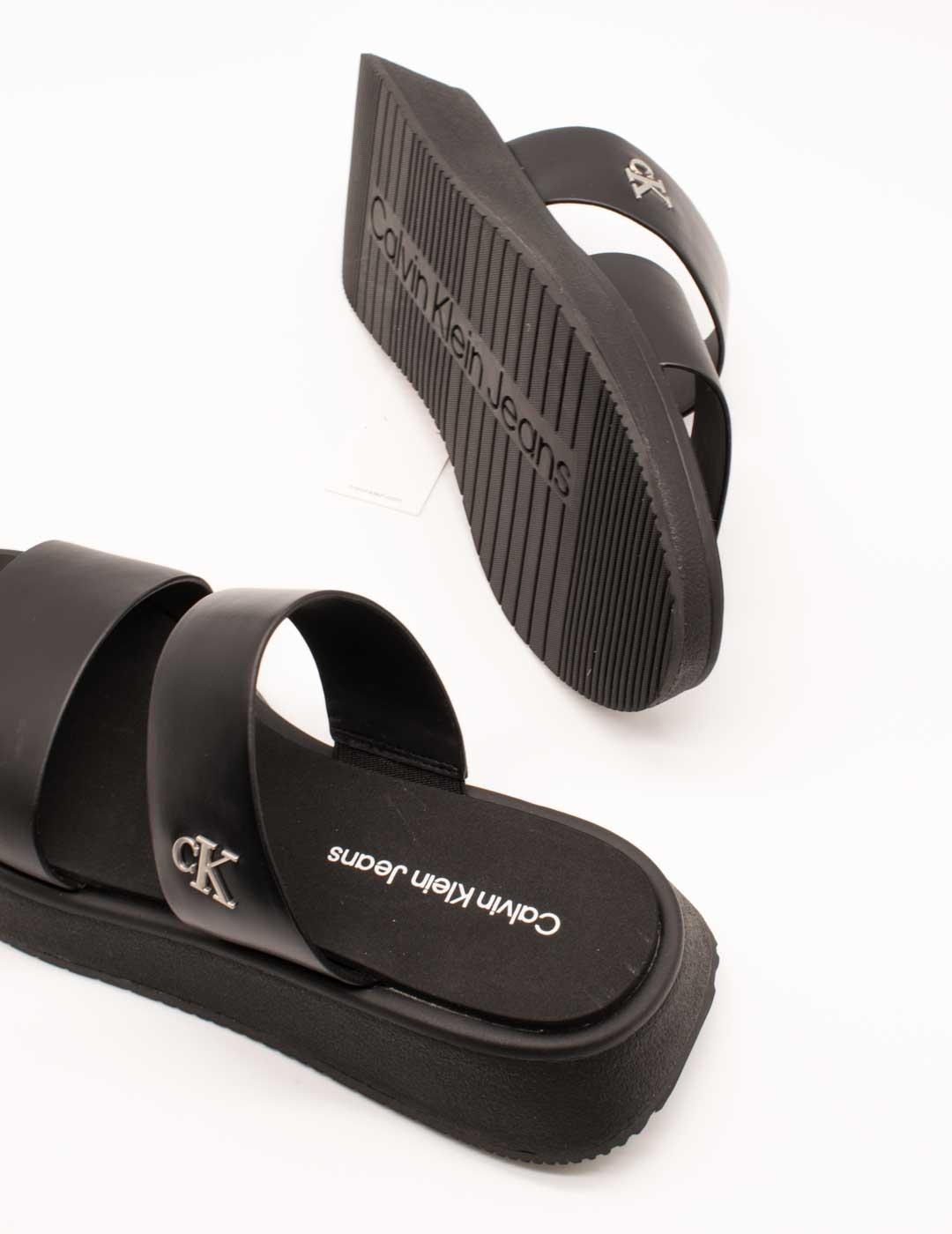 Sandalia Calvin Klein YW01694-0GJ Black de Mujer