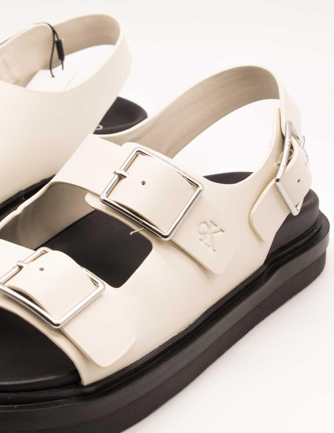 Sandalia Calvin Klein YW01785-AEO Turtle Dove de Mujer