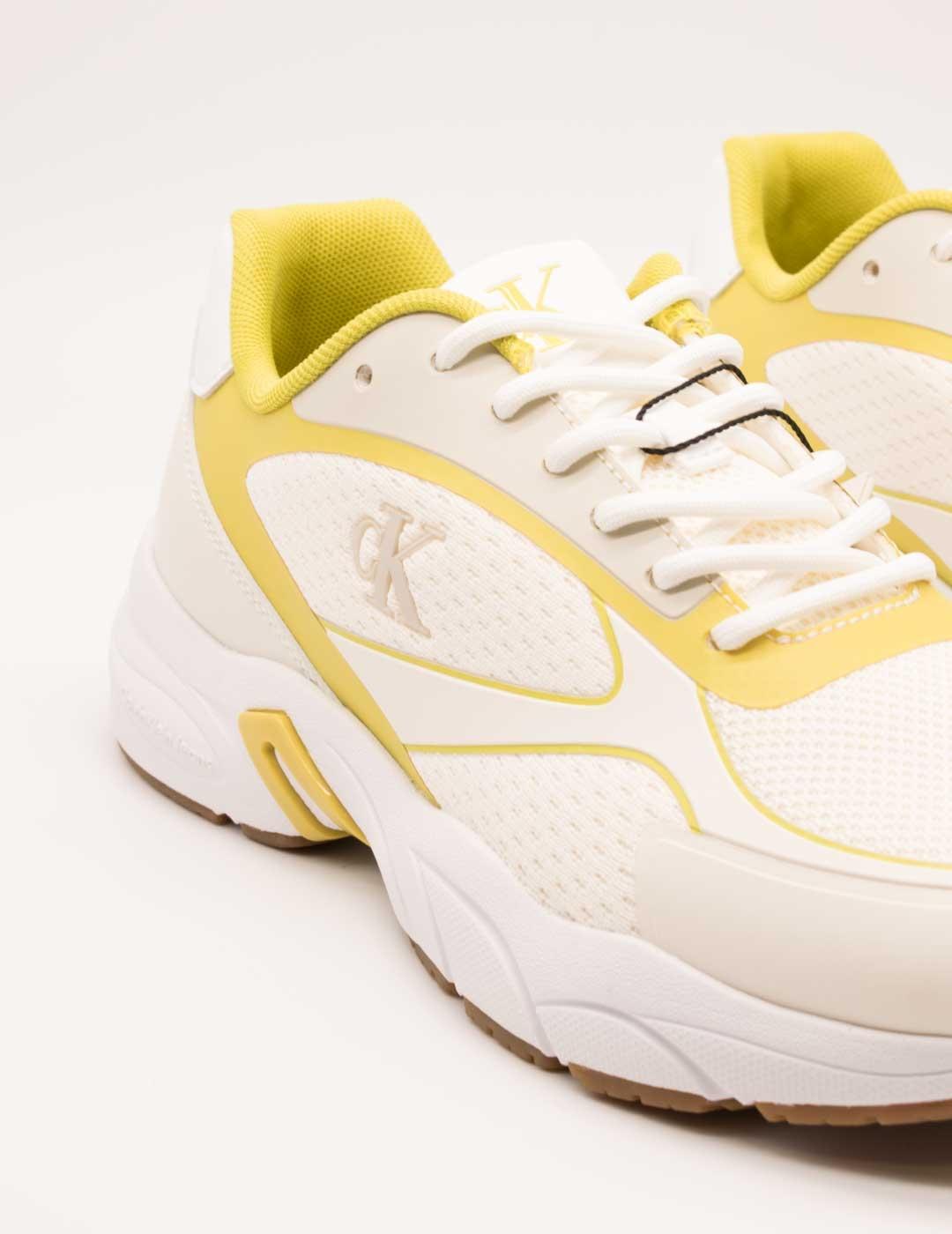 Deportivo Calvin Klein YW01887-0IB Snow White de Mujer