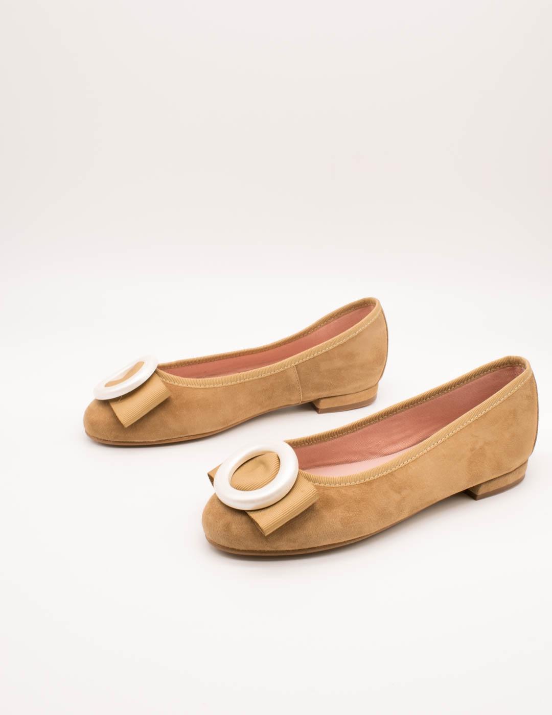 Bailarina Euforia Encina Ante Taupe de Mujer