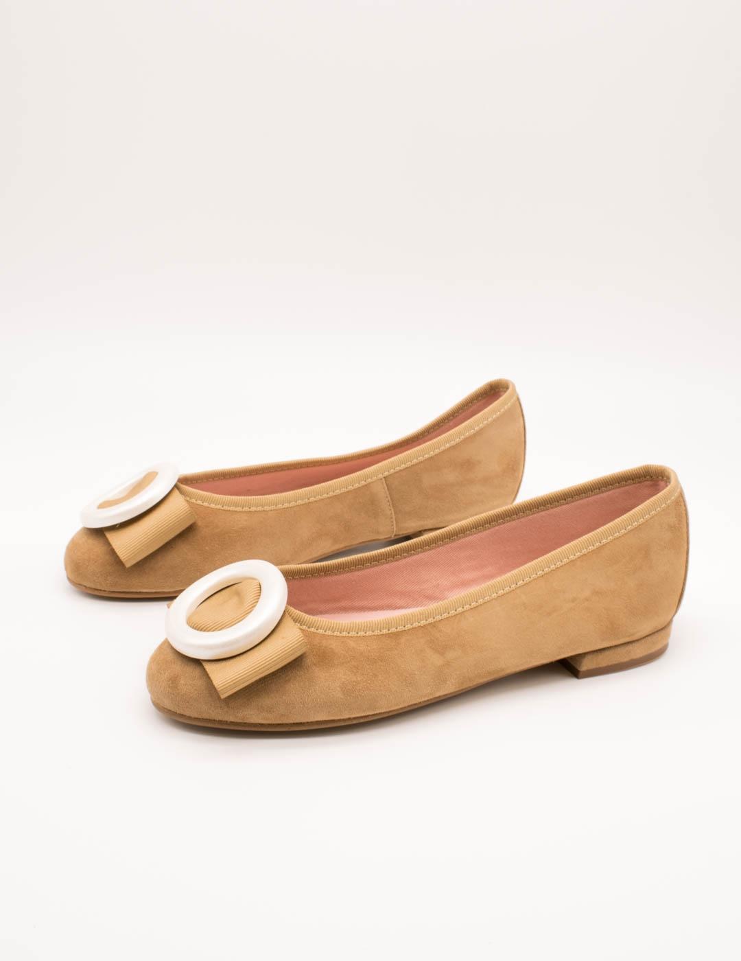 Bailarina Euforia Encina Ante Taupe de Mujer