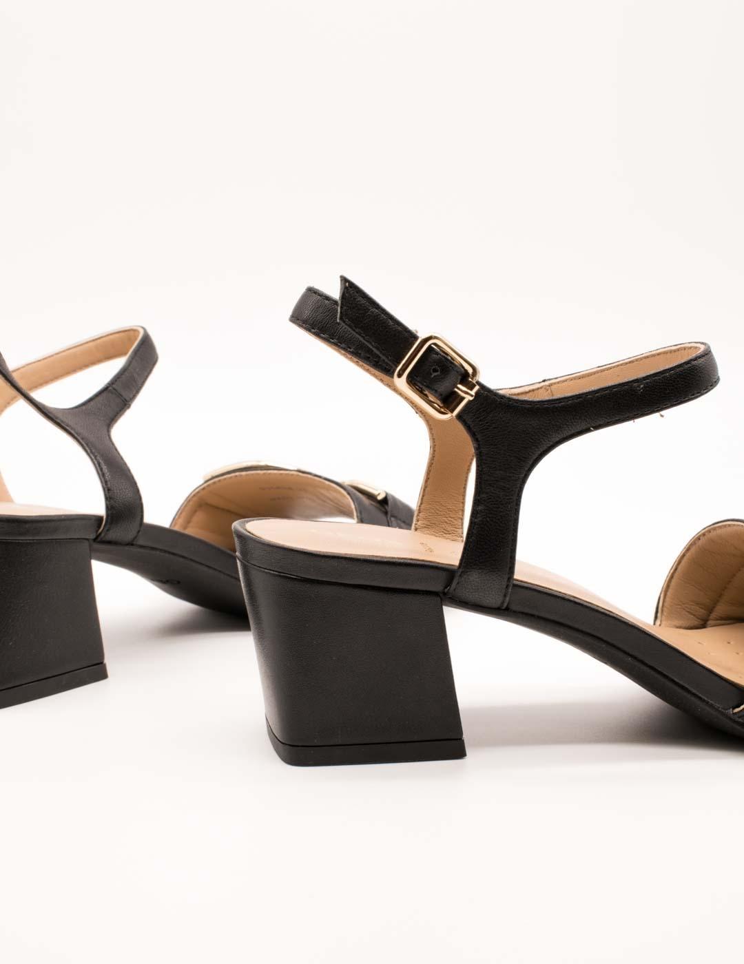 Sandalia Geox D35RNB 000TU C9997 New Eraklia Negro de Mujer