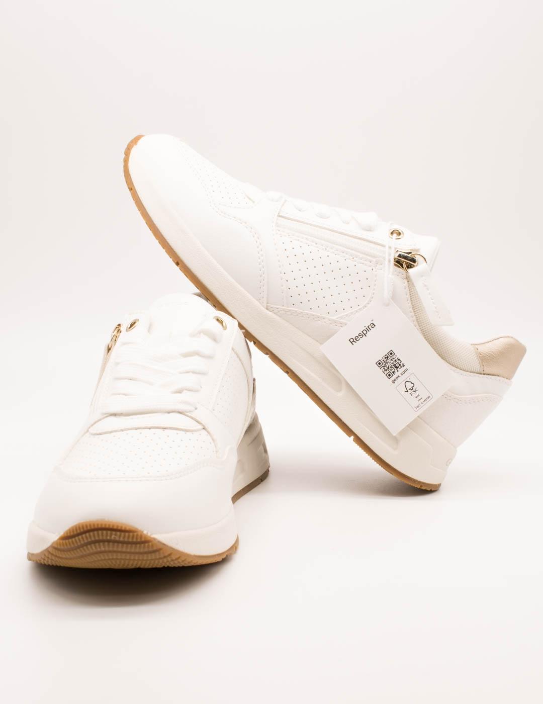 Deportivo Geox D36NQB 0BCAR C1000 Bulmy Blanco de Mujer