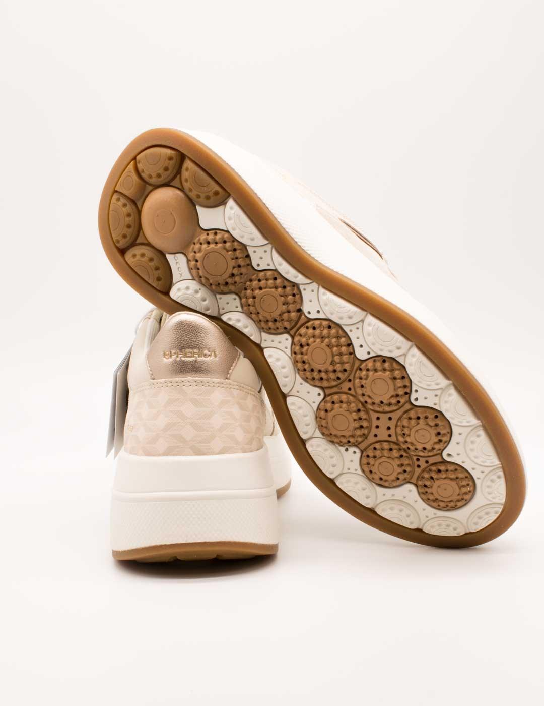 Deportivo Geox D46WTD 08504 C1122 Spherica Beige de Mujer