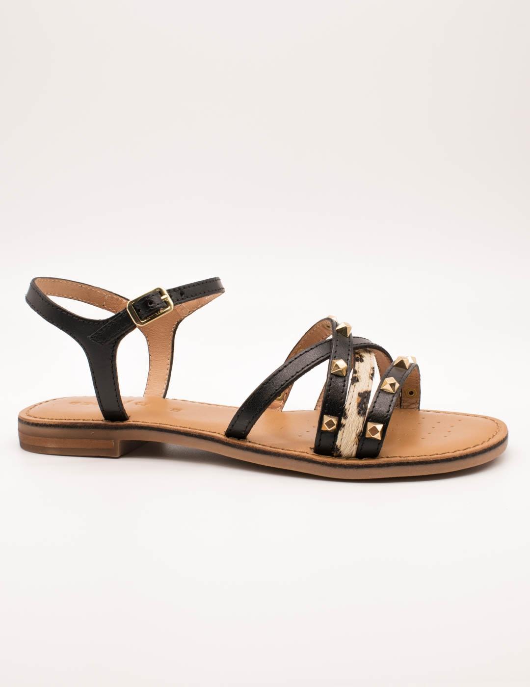 Sandalia Geox D55YMD 01JQS C0127 Maddalusiac Black de Mujer