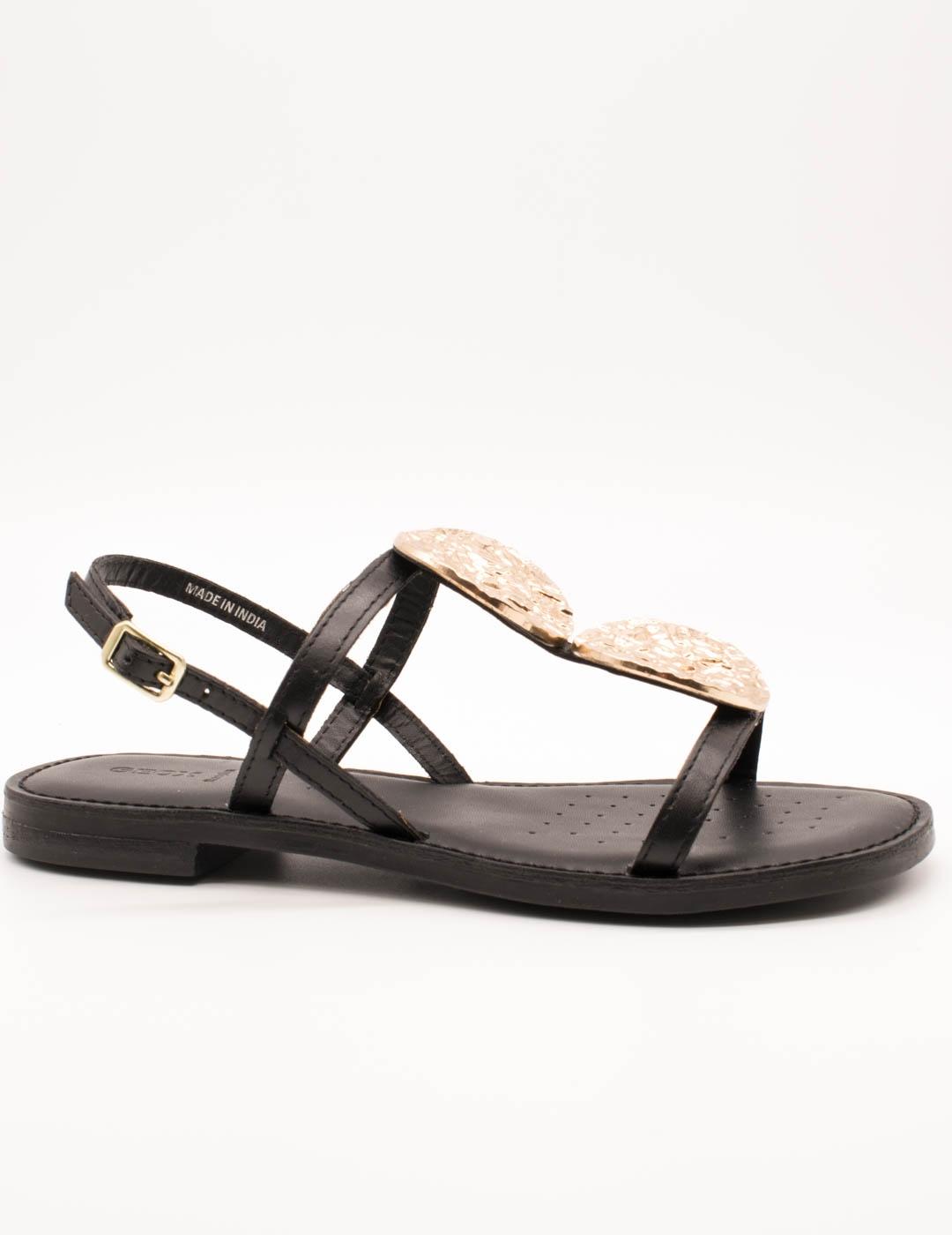 Sandalia Geox D55YMF 0001J C9999 Maddalusiac Black de Mujer