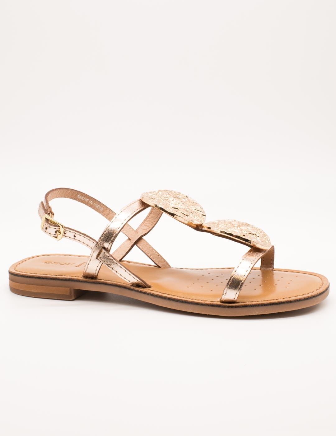 Sandalia Geox D55YMF 000N0 C2012 Maddalusiac Gold de Mujer