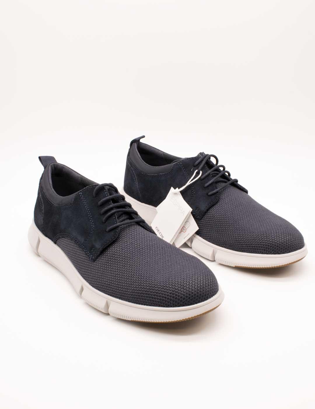 Zapato Geox U45B6D 01122 C4002 Adacter Marino de Hombre