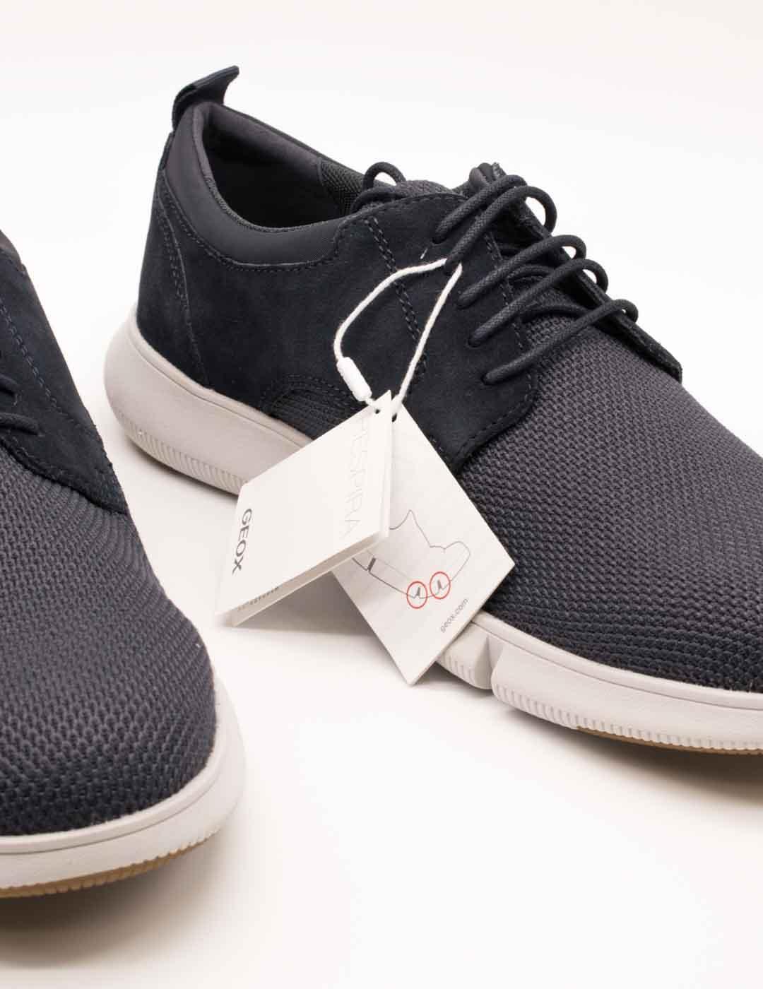 Zapato Geox U45B6D 01122 C4002 Adacter Marino de Hombre