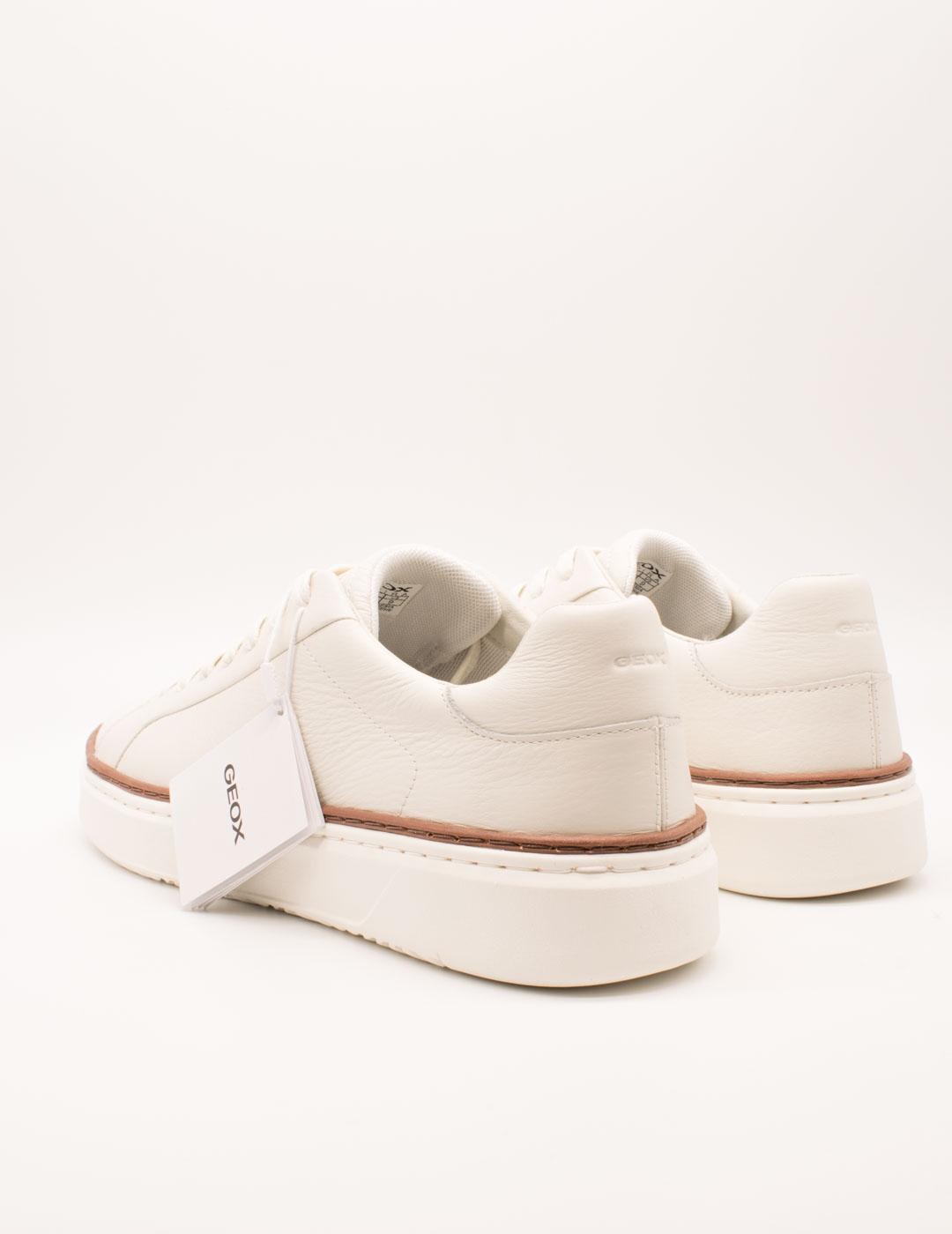 Zapato Geox U46HPA 00046 C1000 Zackerty Blanco de Hombre