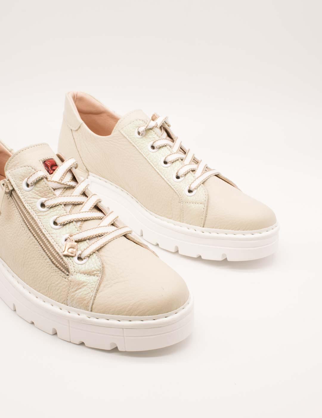 Zapato Jose Saenz 2001-IGII Beige de Mujer