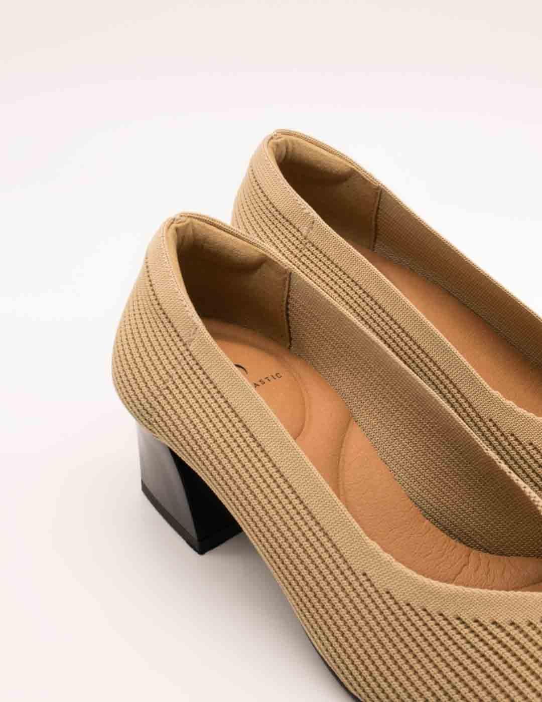 Zapato Miss Elastic 076538-65-2J Paris Avena de Mujer