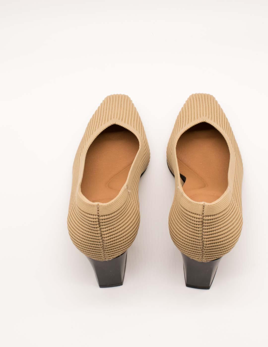 Zapato Miss Elastic 076538-65-2J Paris Avena de Mujer