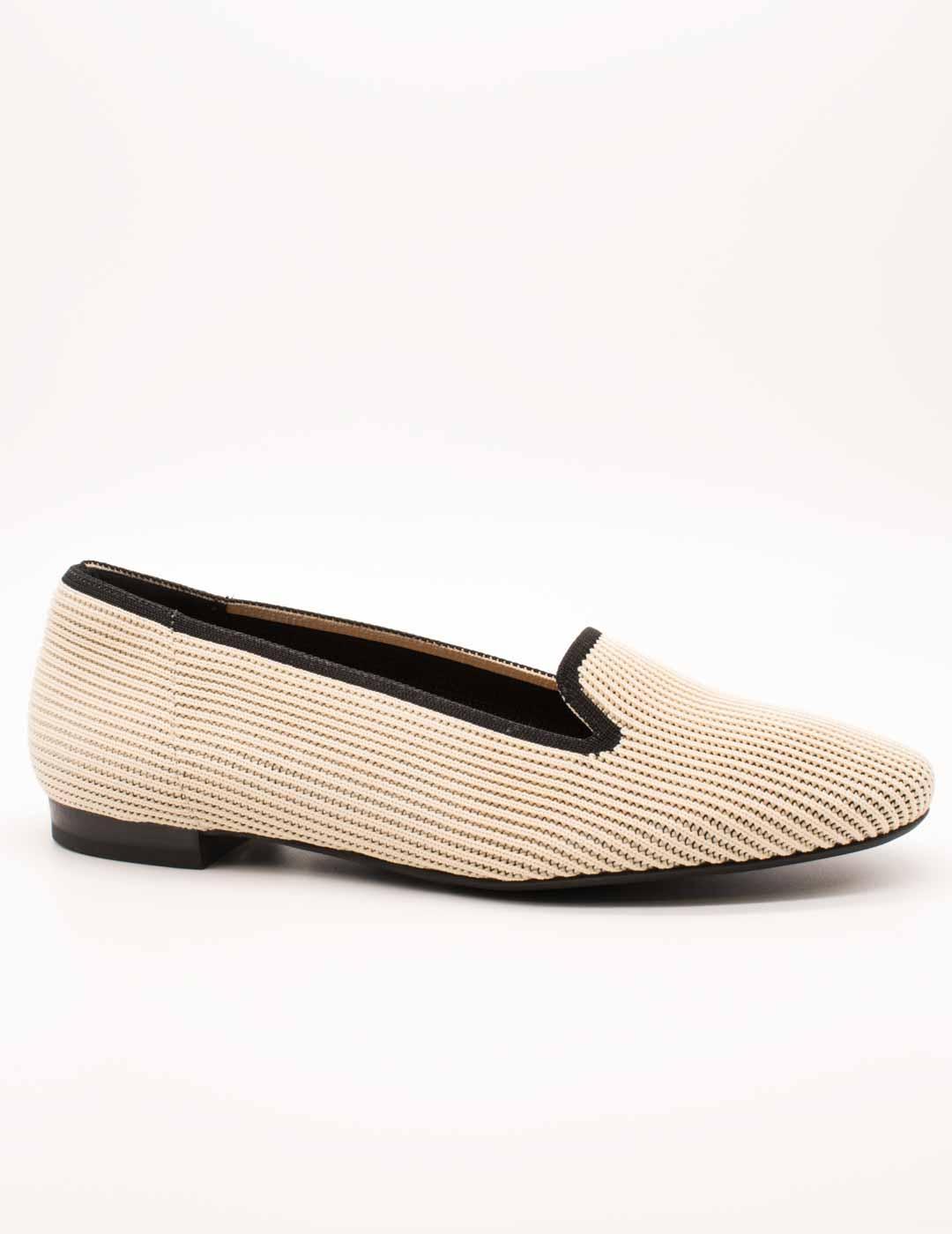 Zapato Miss Elastiic 076544-65-77 Calpe Crema de Mujer