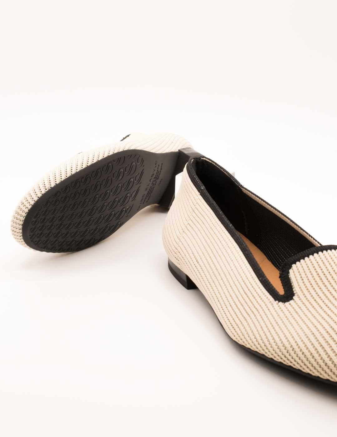 Zapato Miss Elastiic 076544-65-77 Calpe Crema de Mujer