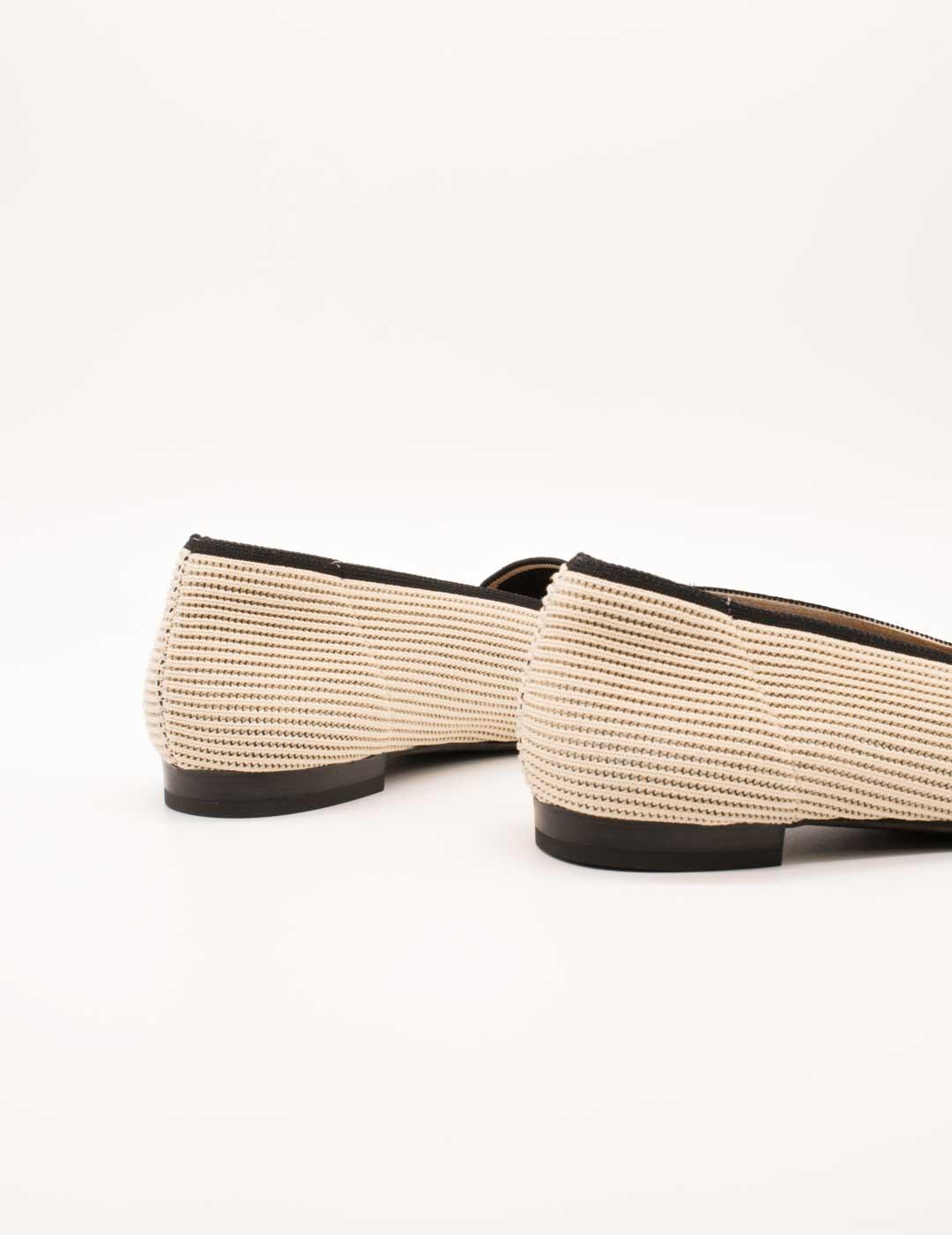 Zapato Miss Elastiic 076544-65-77 Calpe Crema de Mujer