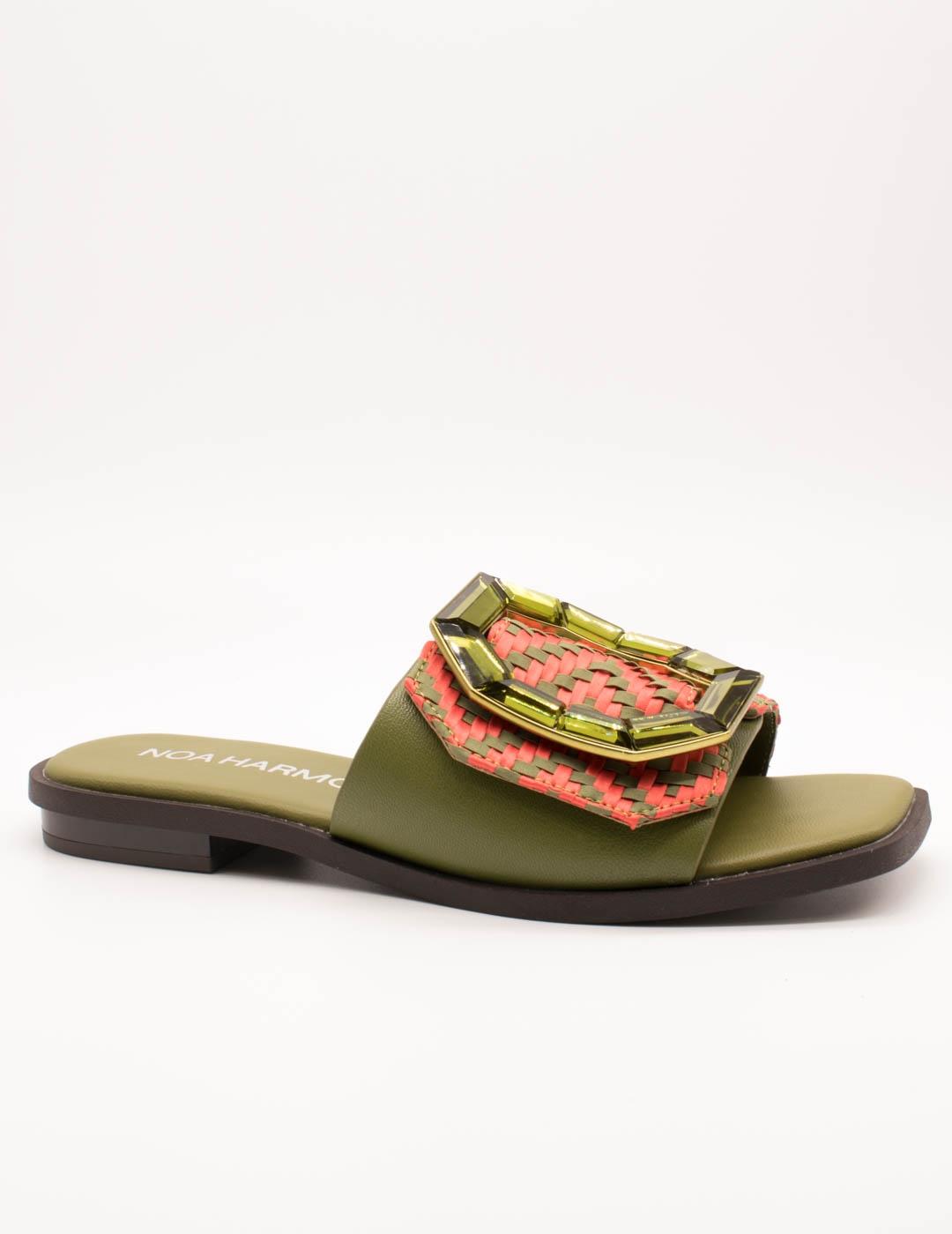 Sandalia Noa Harmon 009984-0M33 Squash Multi Kaki de Mujer