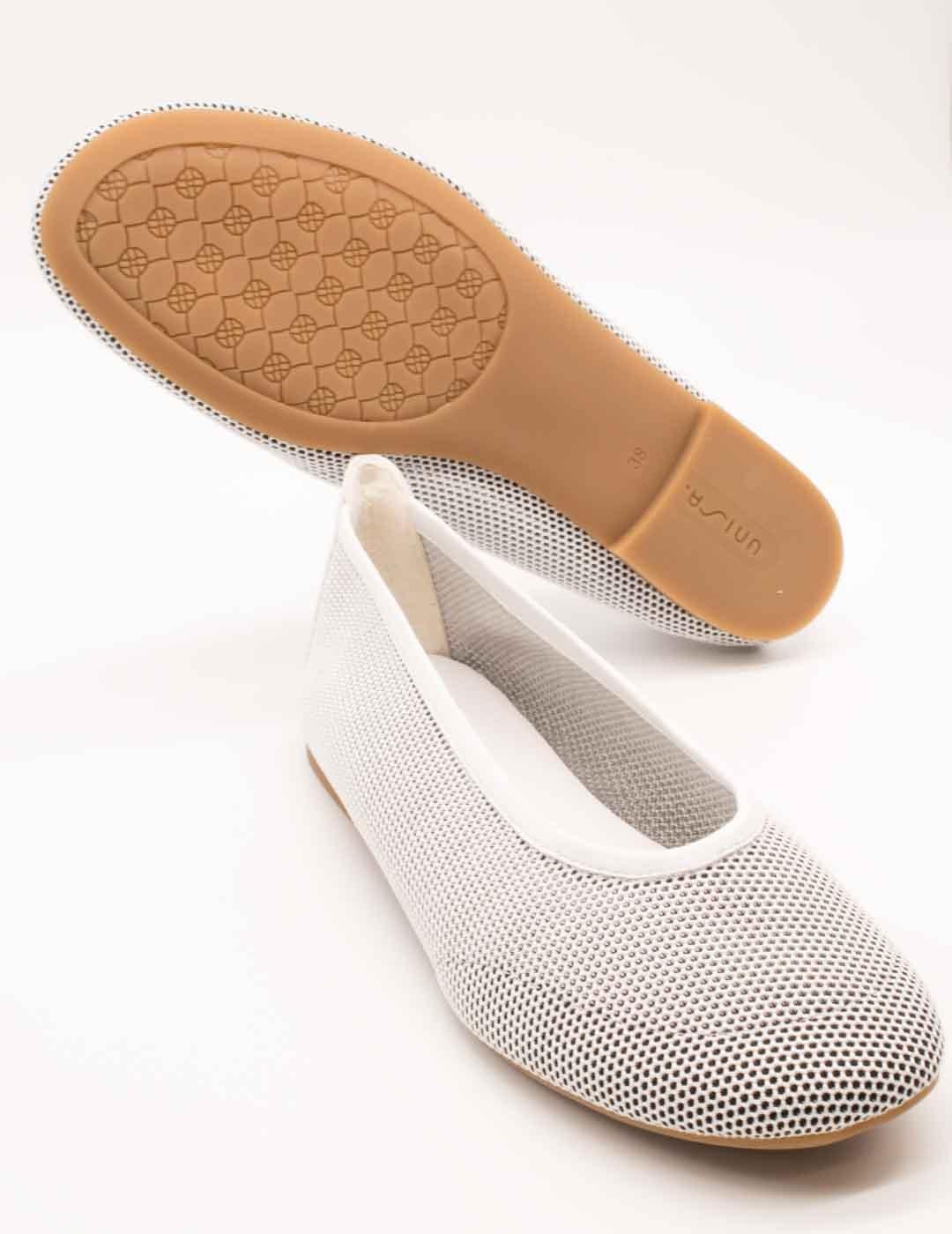 Bailarina Unisa Barkyn White de Mujer