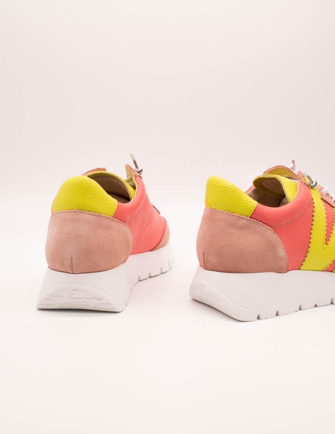 Deportivo Wonders A-2476 Combi Coral-Cyber de Mujer