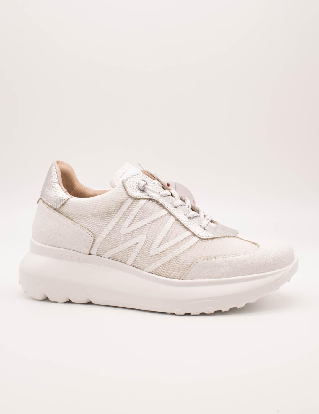 Deportivo Wonders A-4001 Combi Off-Plata de Mujer