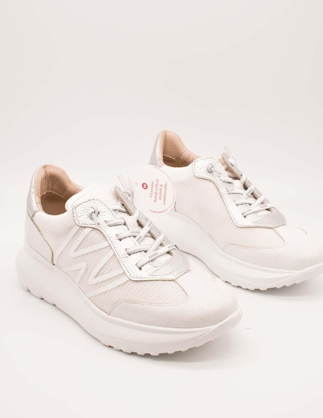 Deportivo Wonders A-4001 Combi Off-Plata de Mujer