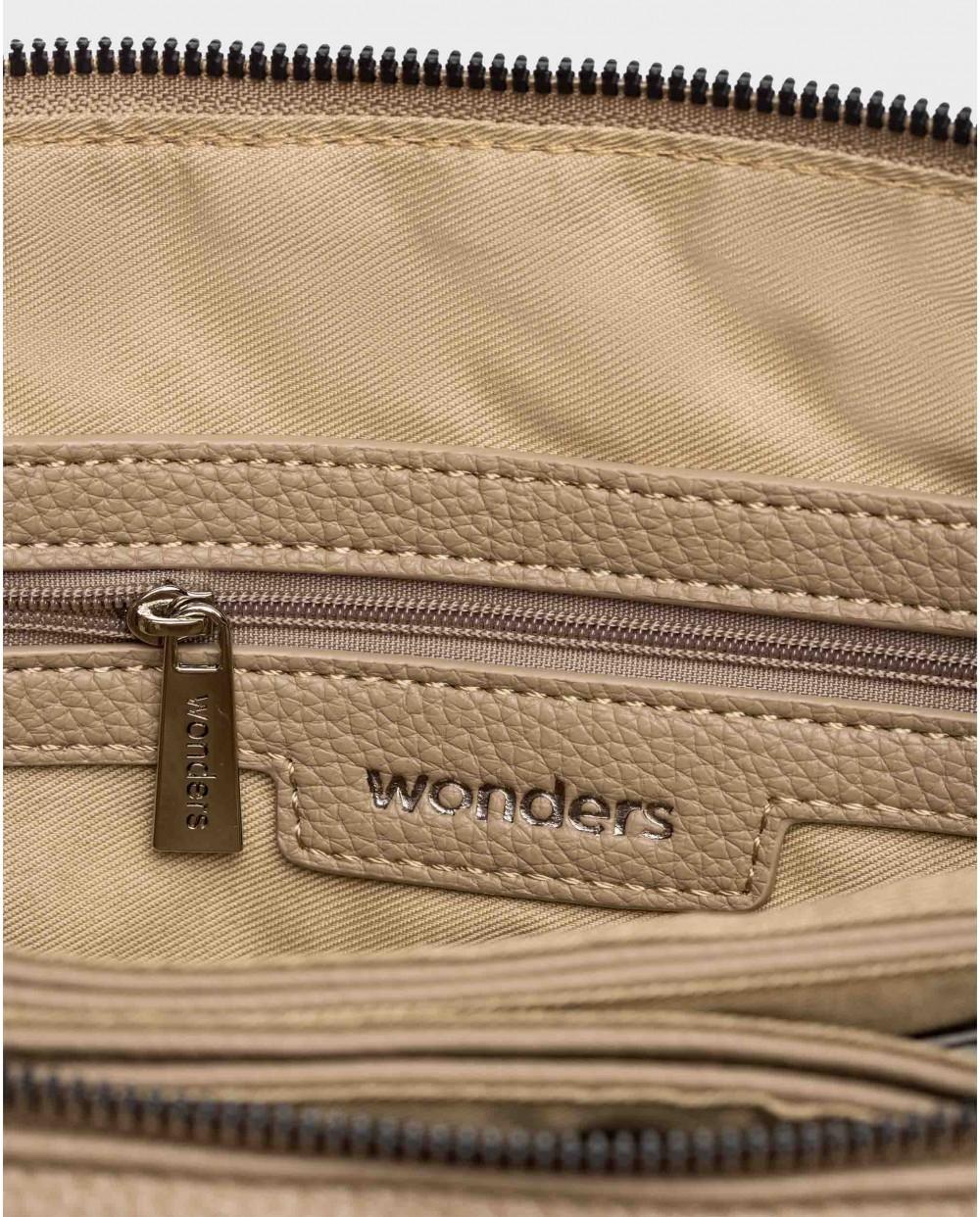 Bolso Wonders WB-52007 Combi Taupe