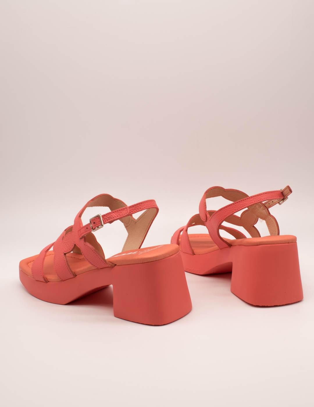 Sandalia Wonders D-1020 Wild Coral de Mujer