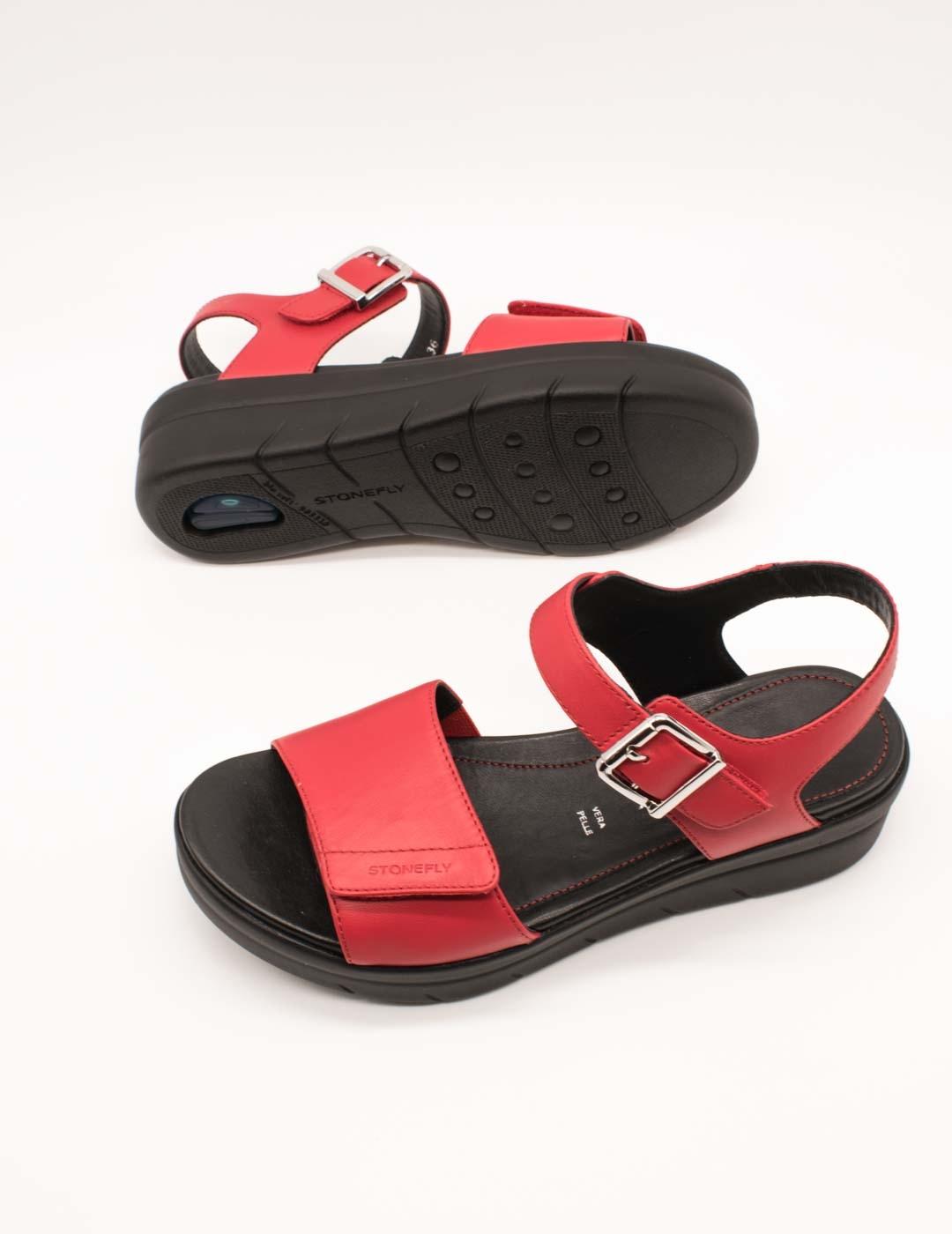 Sandalia Stonefly 110207-592 Aqua III Tango Red de Mujer