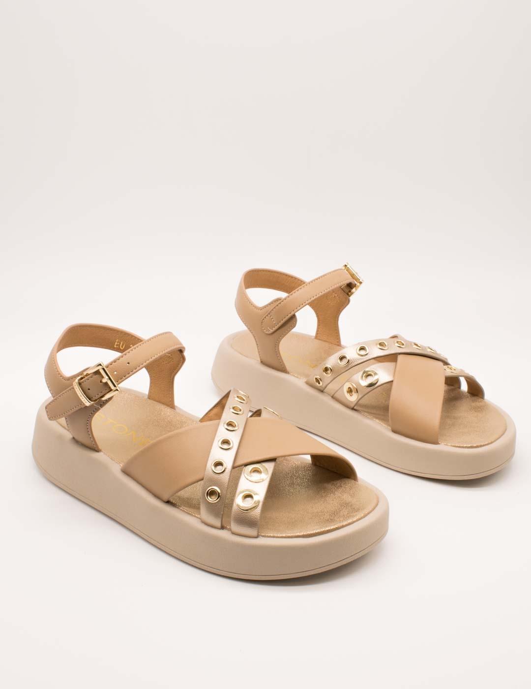 Sandalia Stonefly 222322-CYE Elis 7 Simply Taupe de Mujer