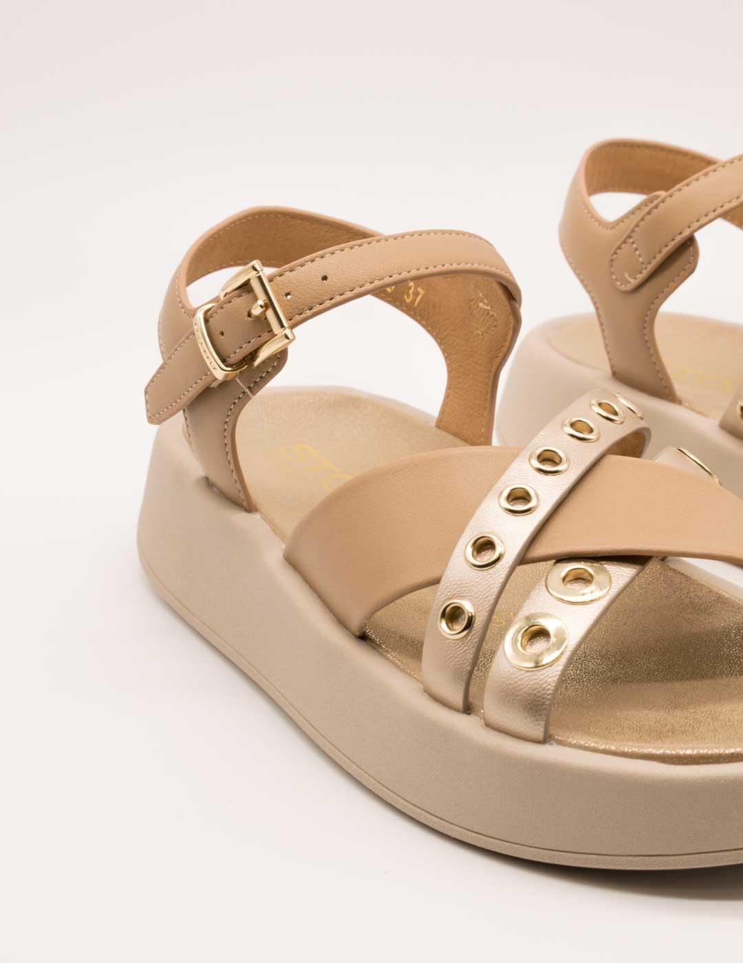 Sandalia Stonefly 222322-CYE Elis 7 Simply Taupe de Mujer