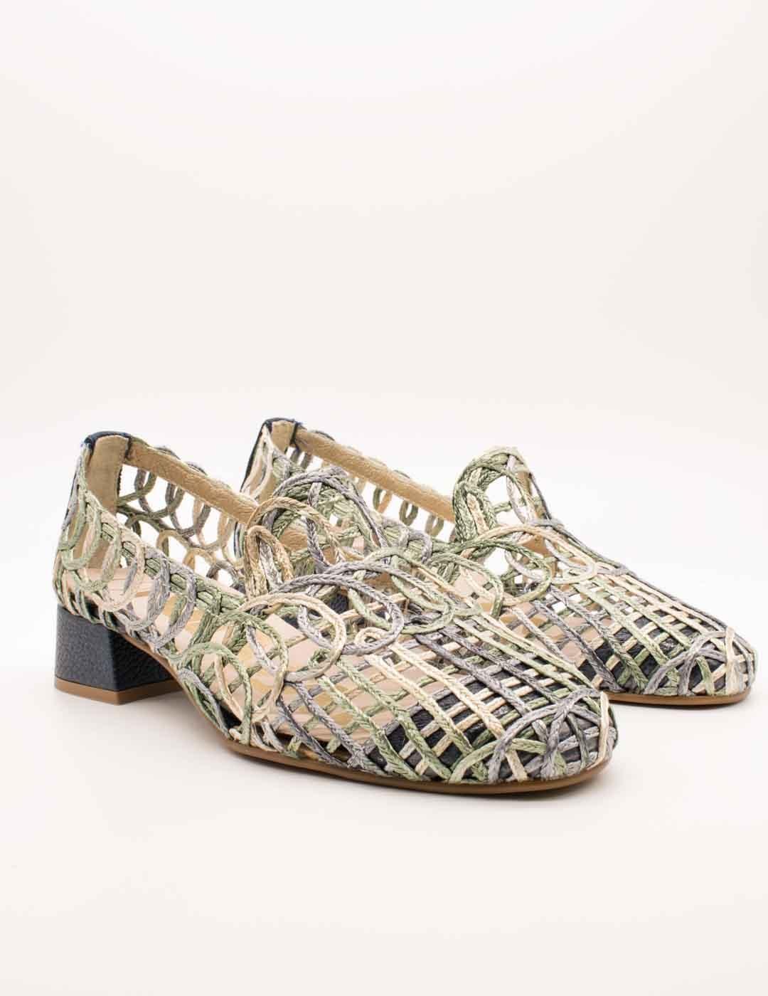 Zapato Nival 15774 Rafia Multicolor de Mujer