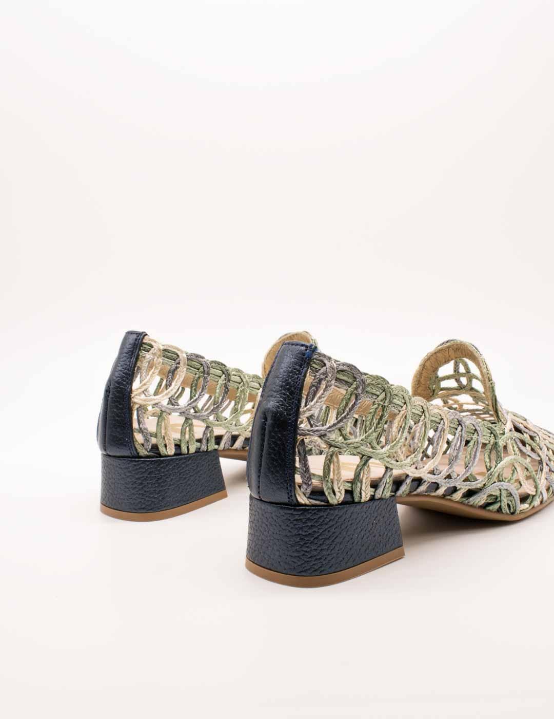 Zapato Nival 15774 Rafia Multicolor de Mujer