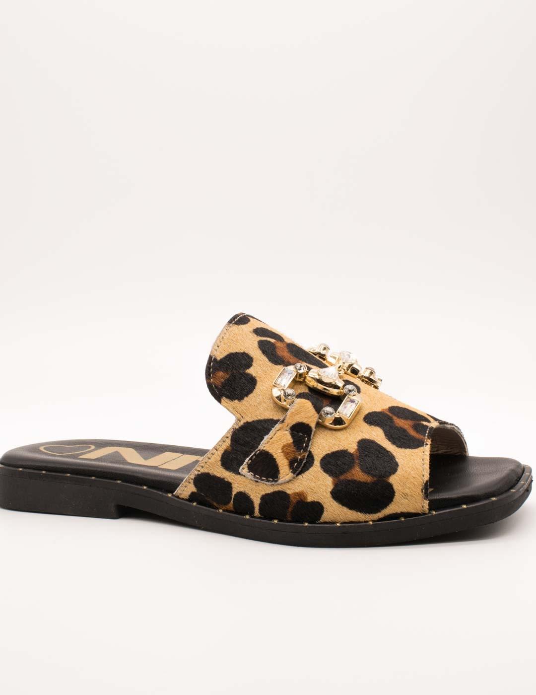 Sandalia Nival LIA01 Lia Leopardo de Mujer