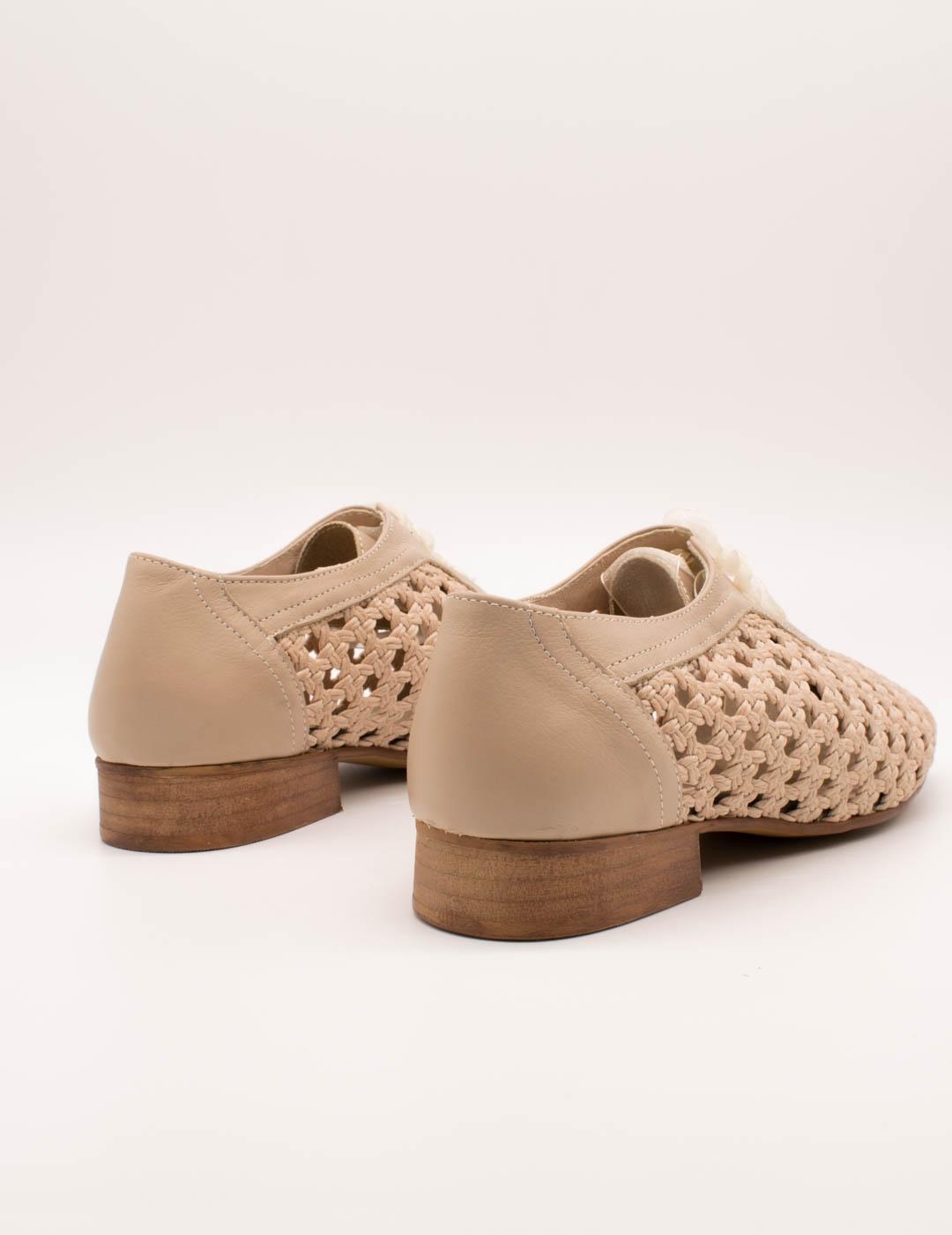 Zapato Nival S987801 Ingles Beige de Mujer