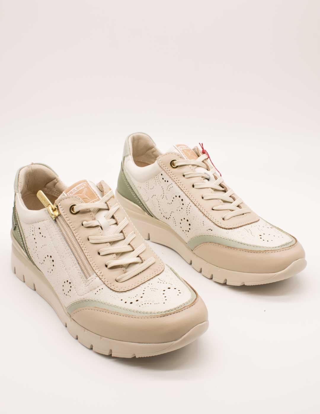 Deportivo Pikolinos W4R-6622C2 Cantabria Off White de Mujer