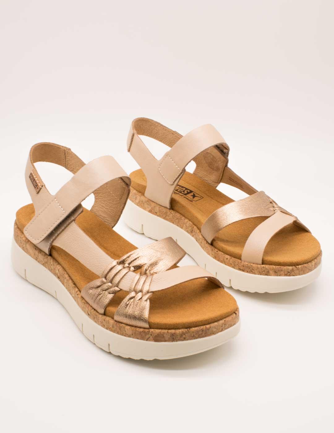 Sandalia Pikolinos W4N-0968CLC1 Palma Champagne de Mujer