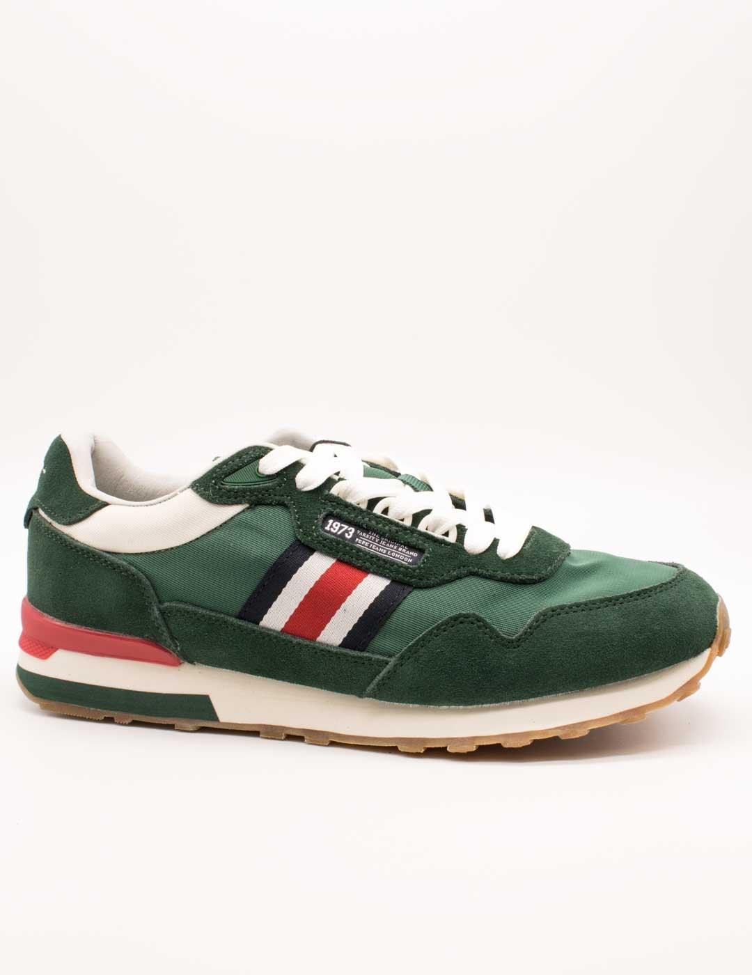 Deportivo Pepe Jeans PMS40027-673 Kingston Green de Hombre