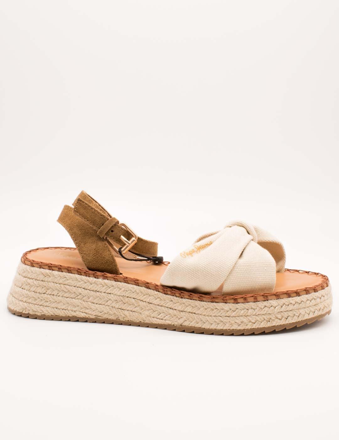 Sandalia Pepe Jeans PLS90690-803 Kate Off White de Mujer