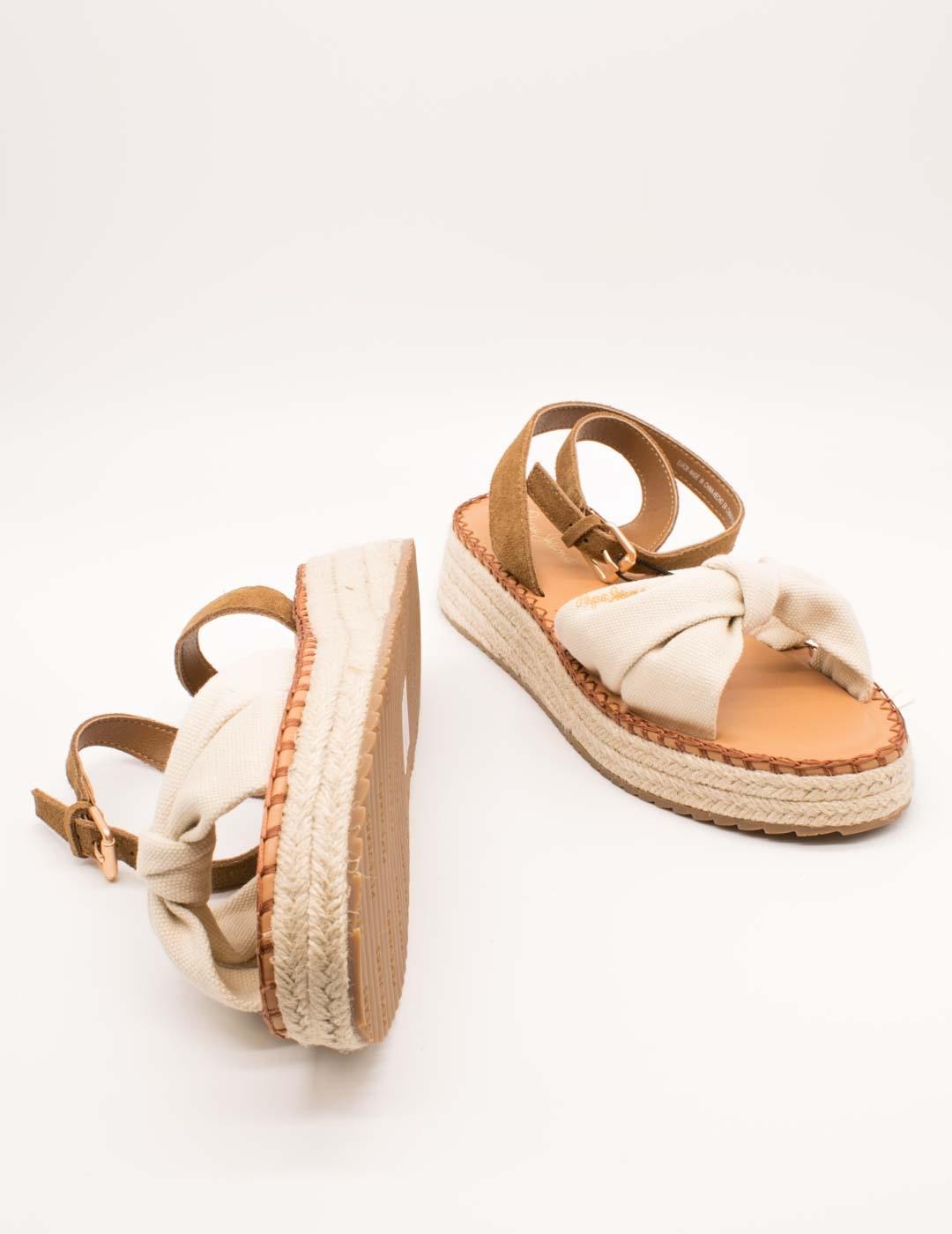 Sandalia Pepe Jeans PLS90690-803 Kate Off White de Mujer