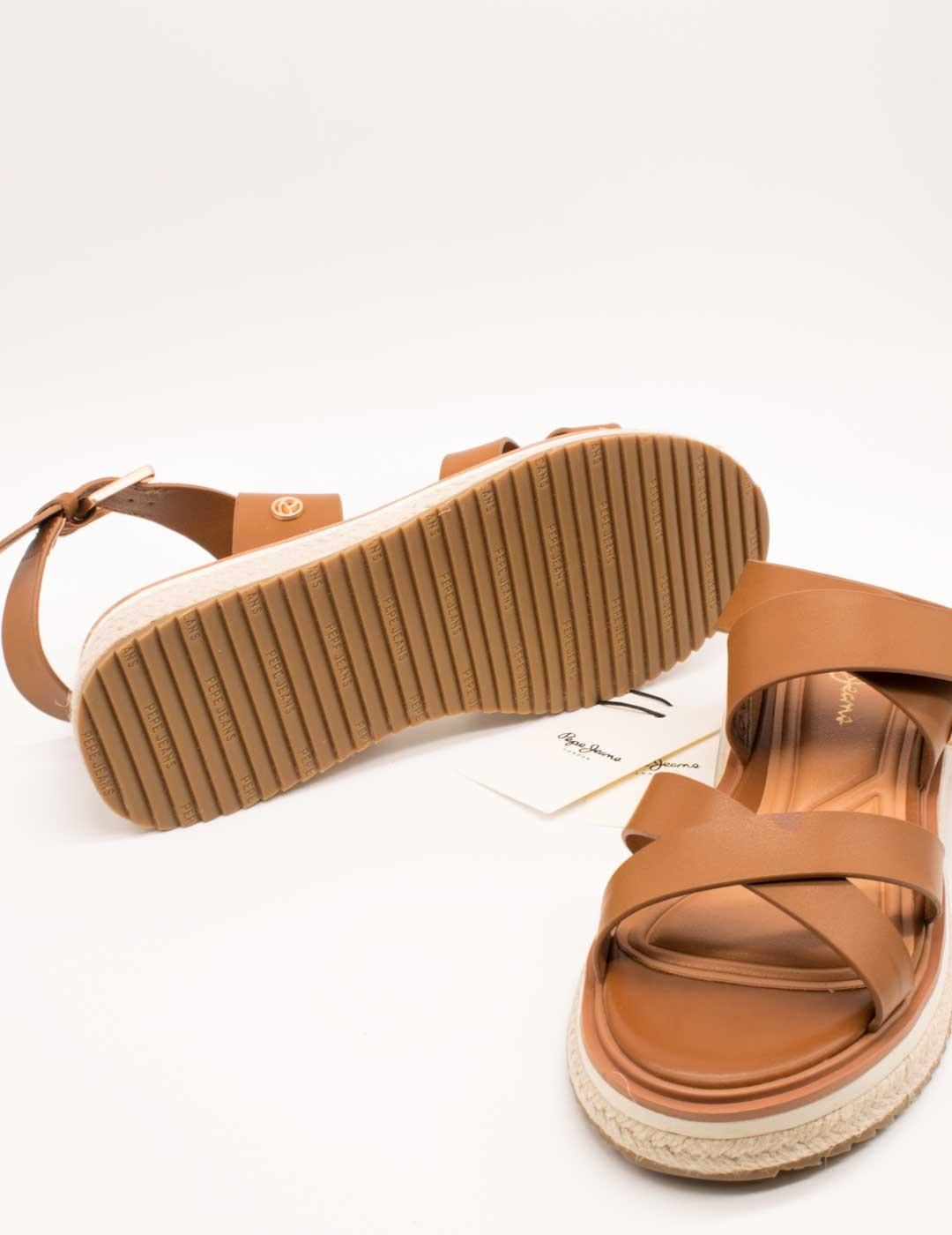 Sandalia Pepe Jeans PLS90692-877 Kate Nut Brown de Mujer