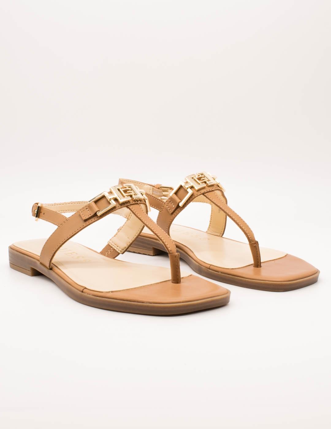 Sandalia Guess FLJREL Reality Tan de Mujer