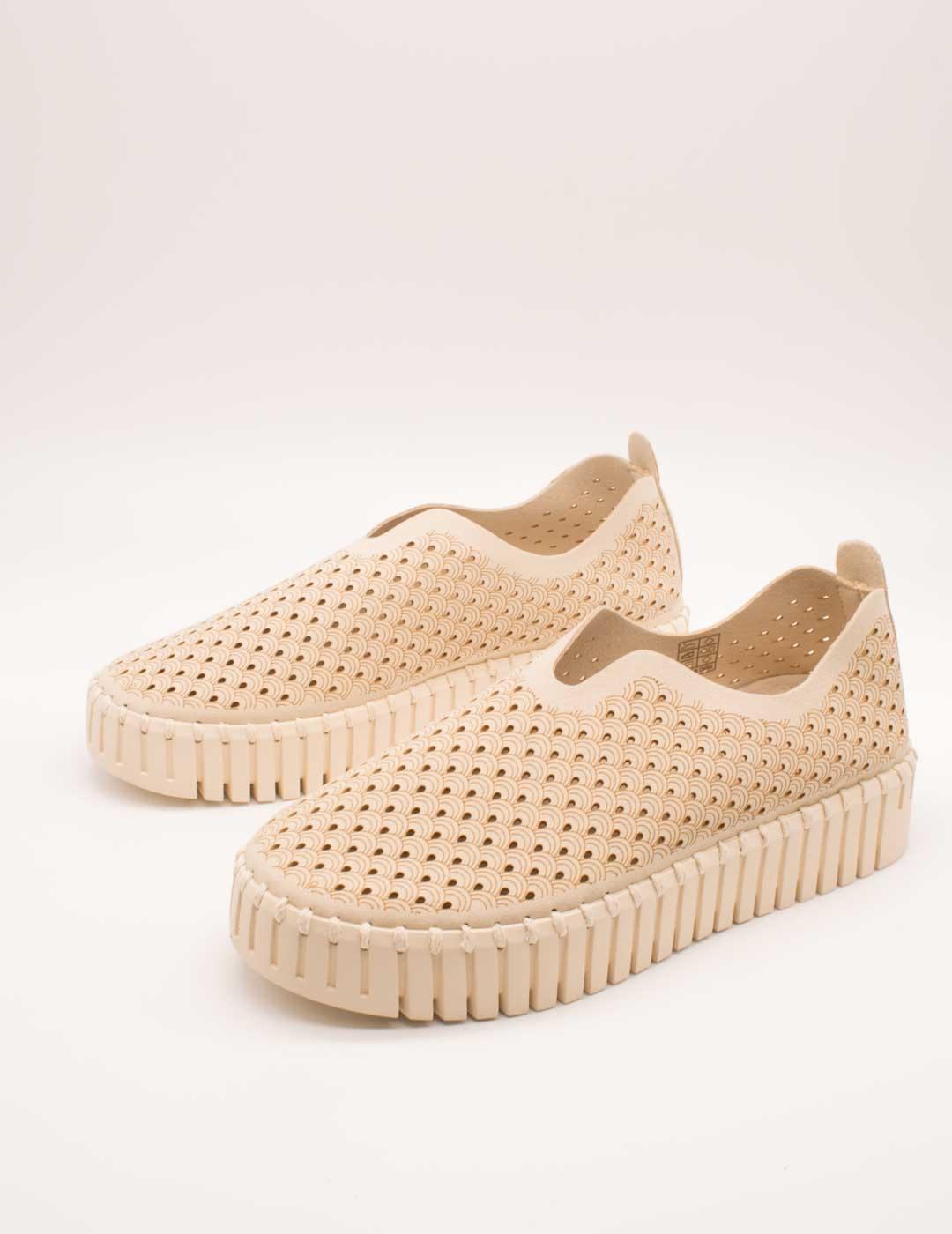 Zapatillas deportivas beige para mujer de Ilse Jacobsen.